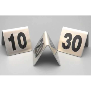 1-30 stainless steel restaurant table number