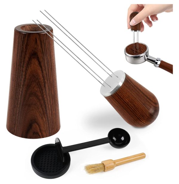 Espresso Coffee Stirrer with Coffee Tamper Mat