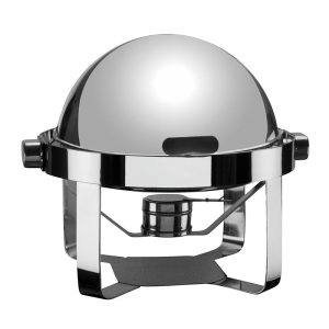 H3 Chafing Dish with Flat Feet and Slide, Spherical Cover