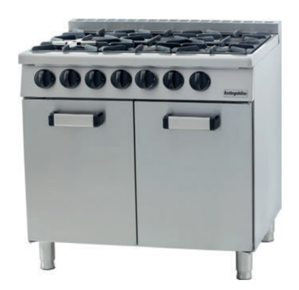 H3 Stainless steel Top Gas Ranges 900 Series