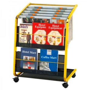 H3 Stainless Steel Hotel Newspaper Stand