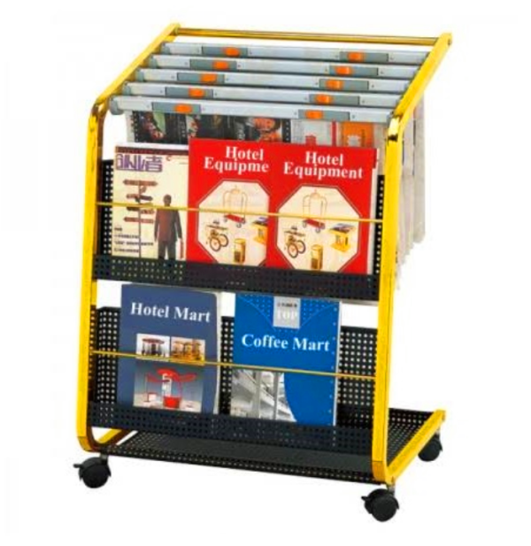 H3 Stainless Steel Hotel Newspaper Stand