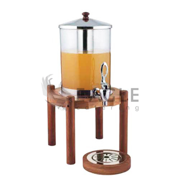 Juice Dispenser with Wooden Stand