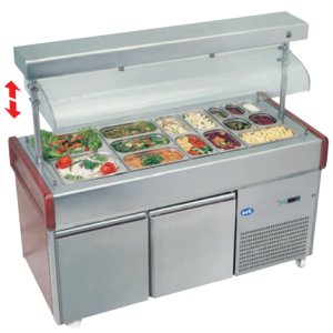 Refrigerated Salad Bar With Lift