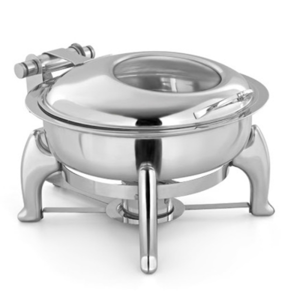 Round Hydraulic Chafing Dish Glass Cover