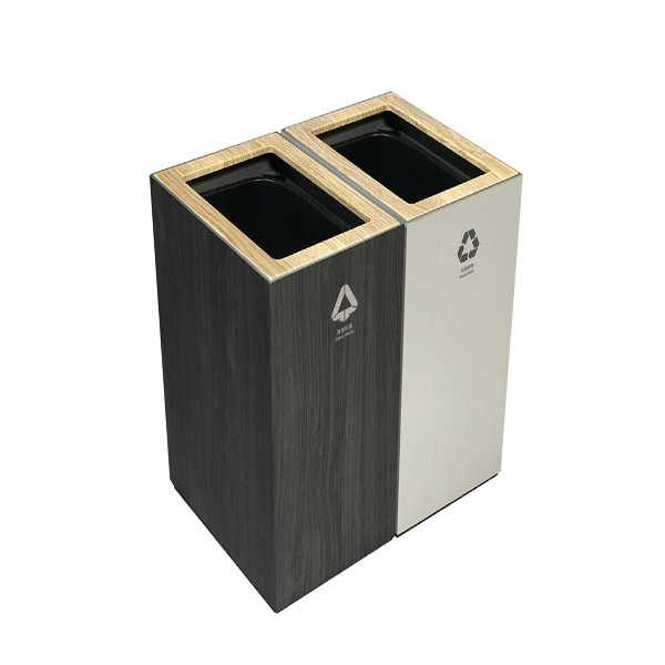 Shuangpin sorting trash can (232x167x300mm) x2